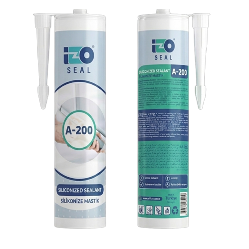 İZO SEAL A200 SİLİKONİZE MASTİK BEYAZ 450 G